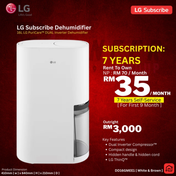 LG Subscribe Dehumidifier